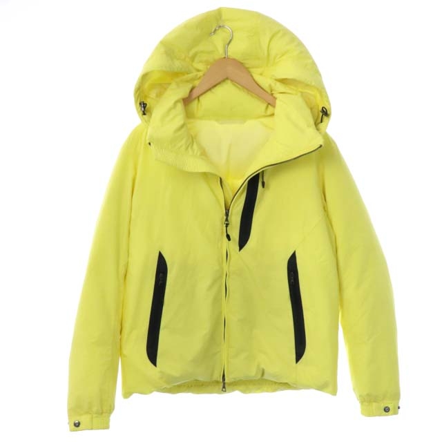 PLST(プラステ) 19AW ダウンジャケット ジップアップ スタンドカラー フード付き S 黄色 イエロー /AA ■OS メンズ  S