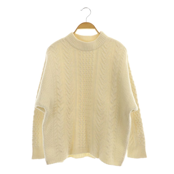 6 BEAUTY & YOUTH UNITED ARROWS(ロクビューティーアンドユースユナイテッドアローズ) B&Y ロク ビューティーアンドユース 18AW ニット セーター 長袖 ウール アイボリー /MY ●D レディース レディース  表記なし