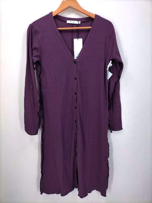 マウジー moussy RIB LONG CARDIGAN レディース  FREE
