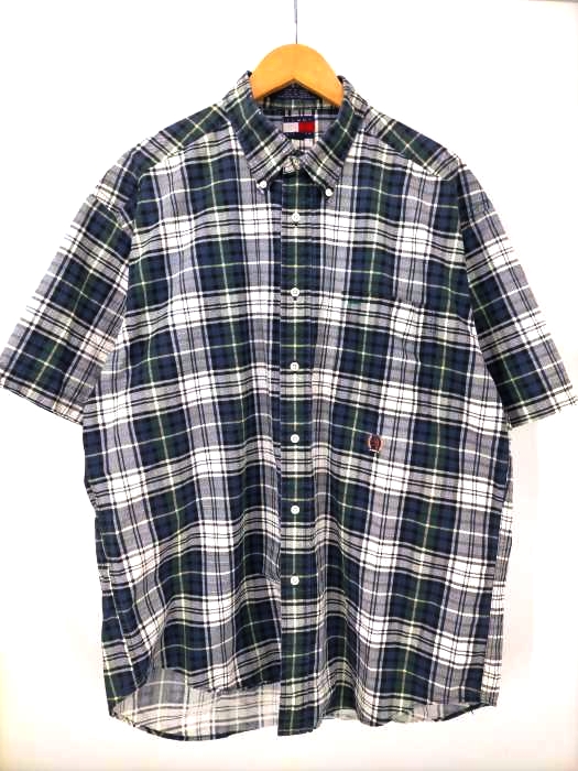 TOMMY HILFIGER(トミーヒルフィガー) B.D チェック S/Sシャツ メンズ  L/G