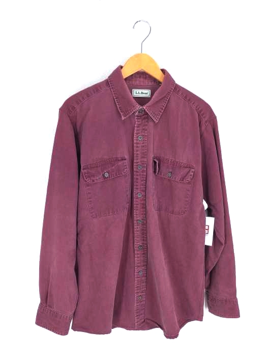 L.L.Bean(エルエルビーン) 80s 両フラップ レギュラーカラーシャツ メンズ 表記無