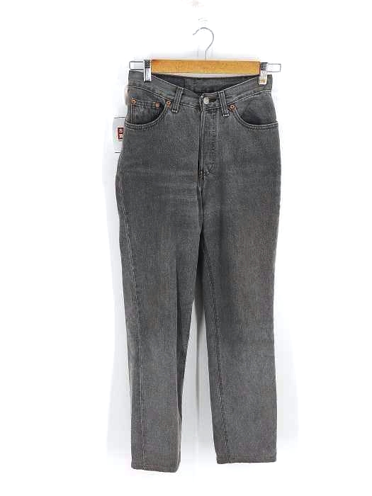 Levis(リーバイス) USA製 先染めブラック 17501 レディース  5M