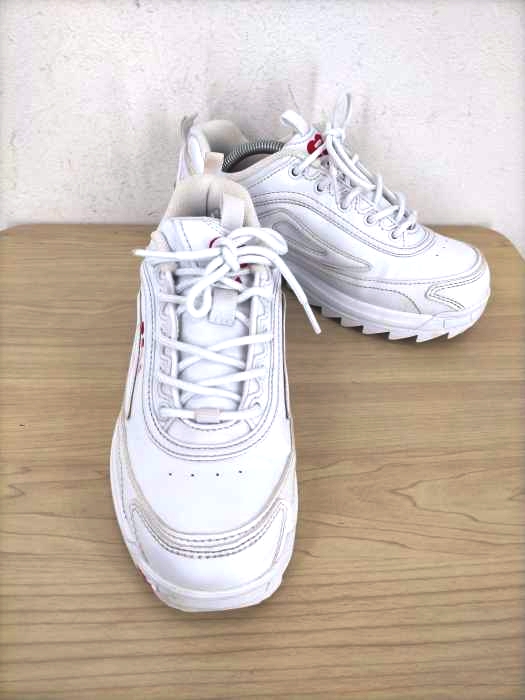 FILA(フィラ) DISTORTER HEART 厚底スニーカー レディース  24
