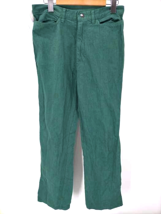 ユーズドフルギ USED古着 {{PLUSHBOTTOMS}} 70-80S 42TALON 製品染め ストレートパンツ メンズ 表記無
