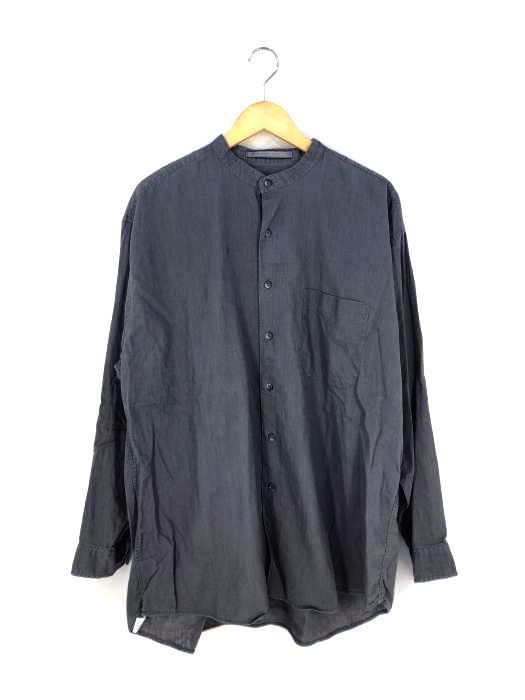 VAN HEUSEN(ヴァンヒューゼン) スタンドカラーリネンミックスシャツ メンズ  XL