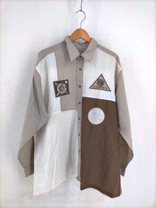 USED古着(ユーズドフルギ) 刺繍デザインシャツ メンズ 表記無
