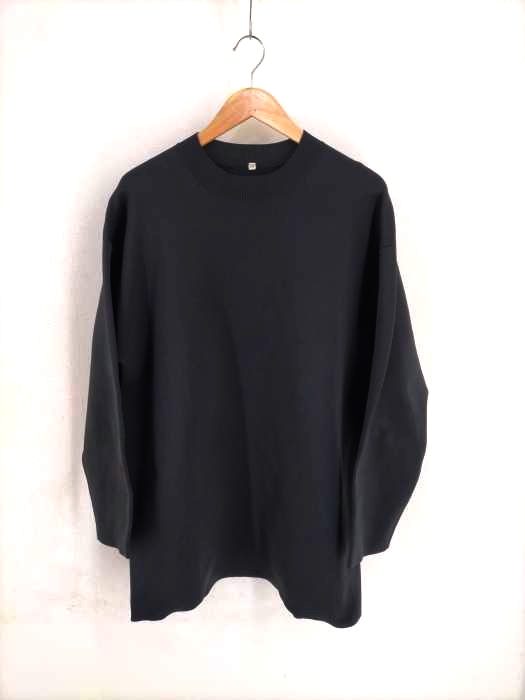 無印良品(ムジルシリョウヒン) しっかりした編地で作ったクルーネックセーター メンズ  S~M