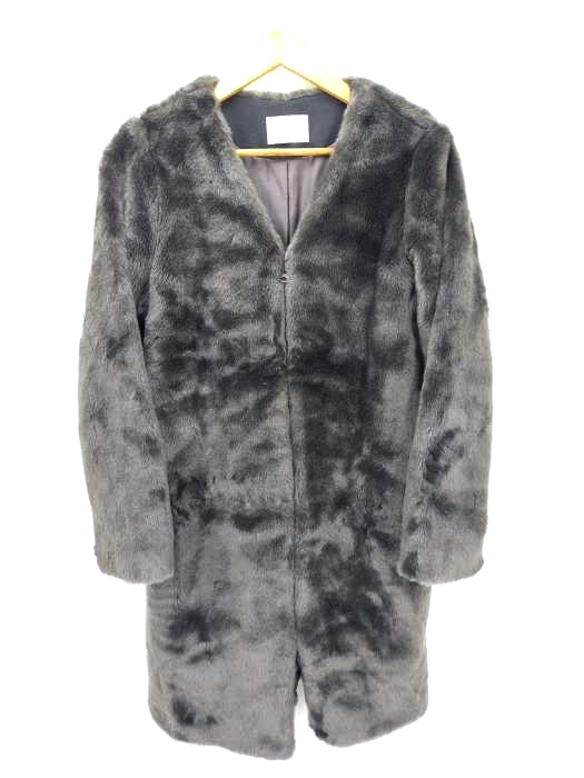 ビューティーアンドユースユナイテッドアローズ BEAUTY & YOUTH UNITED ARROWS フェイクファーノーカラーコート レディース JPN：S