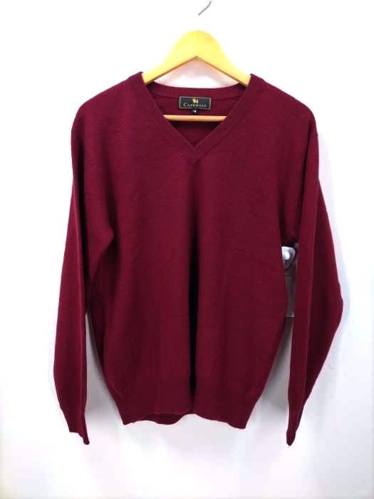 カシミヤ CASHMERE Vネックカシミアセーター メンズ JPN：M