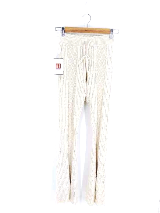 ジュエティ jouetie ケーブルニットフレアパンツ レディース JPN：M