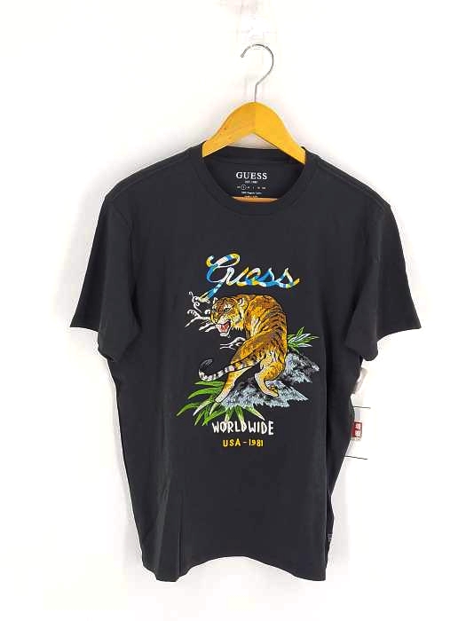 ゲス GUESS Embroidered Tiger Tee メンズ JPN：S