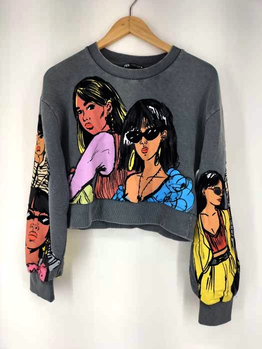 ザラ ZARA COMBINATION GIRLS SWEATSHIRT レディース  S