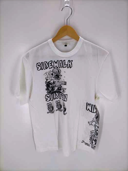 ユーズドフルギ USED古着 キャラクター両面プリント半袖Tシャツ メンズ JPN：L