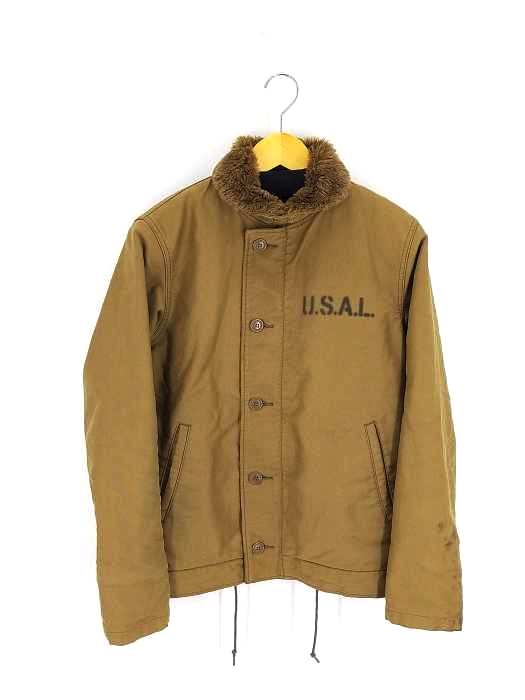 アルファインダストリーズ ALPHA INDUSTRIES N-1デッキジャケット メンズ import：M