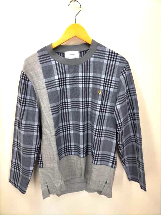 ステュディオス STUDIOUS グレンチェック 金ボタンL/S シャツ レディース  1