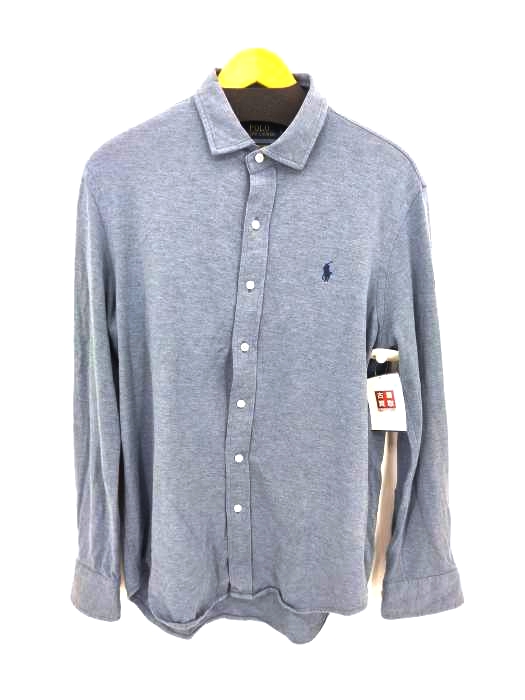 ポロラルフローレン POLO RALPH LAUREN ニットドレスシャツ メンズ import：L