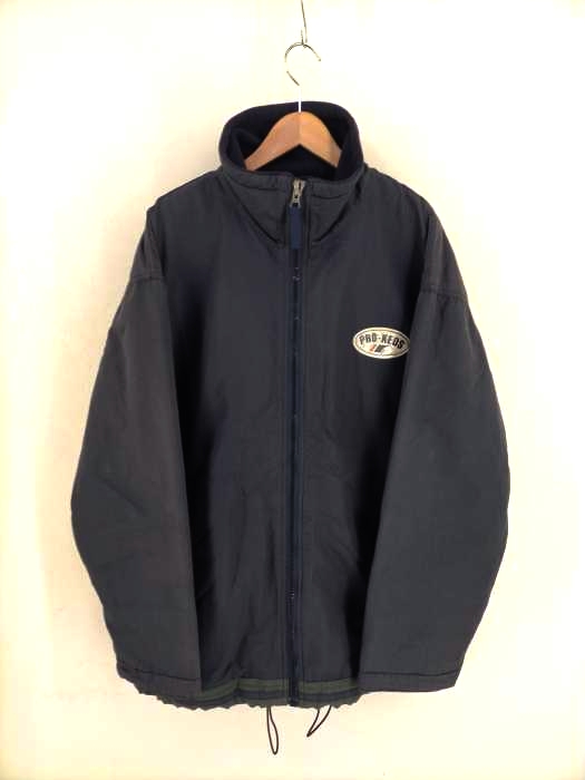 プロケッズ PRO-Keds 90S 裏地キルティングフリース 胸ロゴ ナイロンブルゾン メンズ  2L