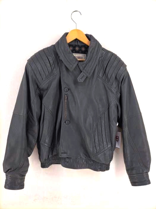 ユーズドフルギ USED古着 ART GLENHILL シープスキンレザージャケット メンズ JPN：M