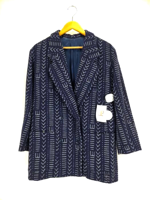 ケンゾー KENZO 80~90S 総柄ウールダブルテーラードジャケット メンズ JPN：M