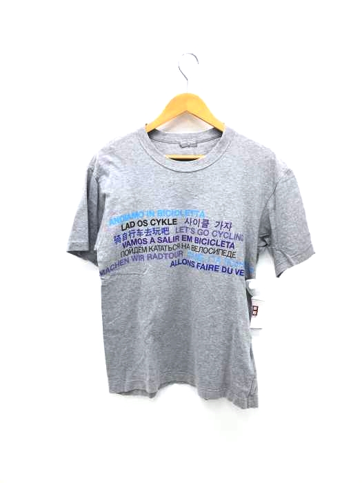 COMME des GARCONS HOMME(コムデギャルソンオム) メッセージプリントTシャツ メンズ 表記無
