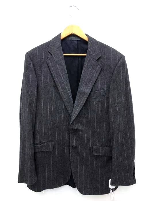 BURBERRYS(バーバリーズ) ストライプ ウールテーラードジャケット メンズ import：L