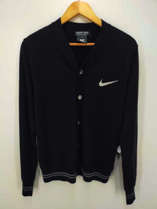 COMME des GARCONS HOMME DEUX(コムデギャルソンオムドゥ) Swoosh スウォシュラインウールカーディガン メンズ JPN：S