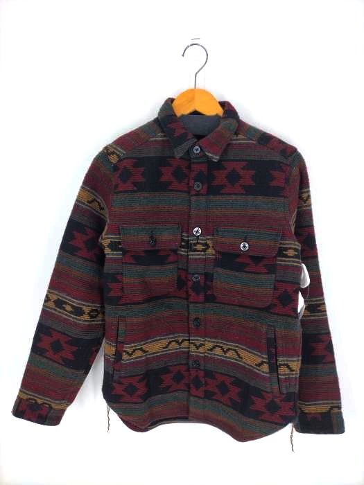 WOOLRICH(ウールリッチ) 総柄 CPOシャツジャケット メンズ  M