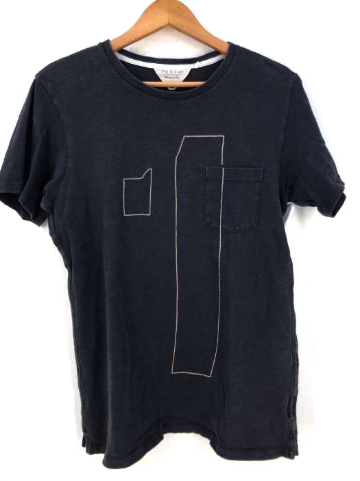 rag & bone(ラグアンドボーン) デザインポケットTシャツ メンズ  S
