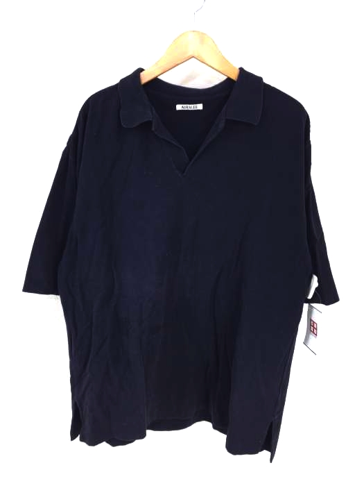 AURALEE(オーラリー) 18SS HIGH GAUGE PIQUE DOUBLE CLOTH SKIPPER POLO メンズ JPN：5