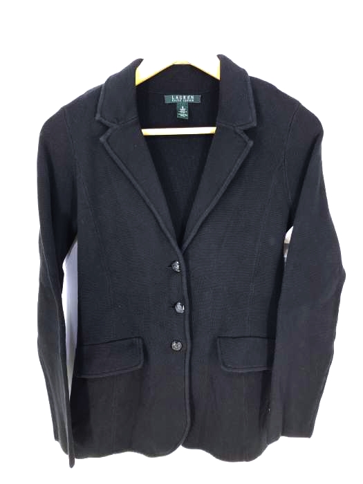 LAUREN RALPH LAUREN(ローレンラルフローレン) 3Bコットンニット テーラードジャケット レディース  S