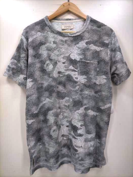 PLESIC(プルシック) パイル地 カモフラ 半袖Tシャツ メンズ JPN：L
