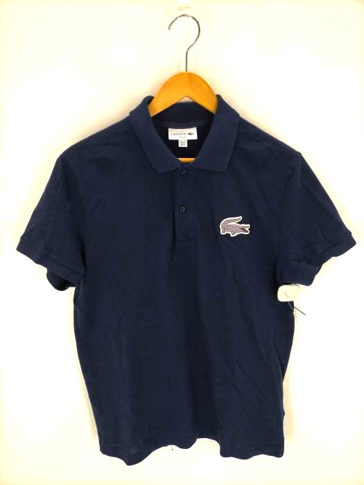 LACOSTE(ラコステ) SLIM FIT ロゴ刺繍鹿の子半袖ポロシャツ メンズ JPN：M