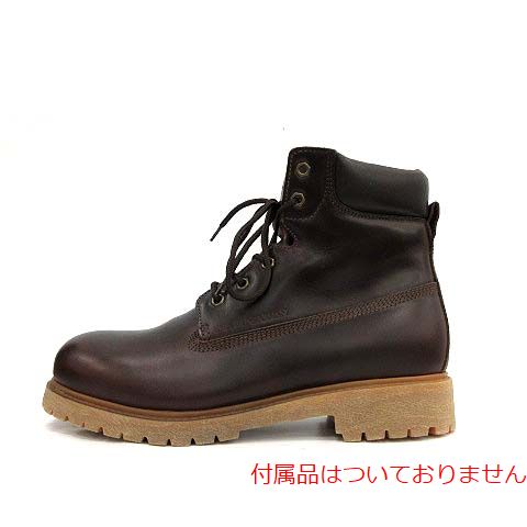 EMPORIO ARMANI(エンポリオアルマーニ) 2012年製 チャンキーブーツ ショート レースアップ レザー EU7 26.0cm 茶 ブラウン /KH メンズ  EU7（約26.0cm）