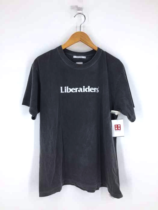 Liberaiders(リベレイダース) 後染めロゴプリントTシャツ メンズ  M
