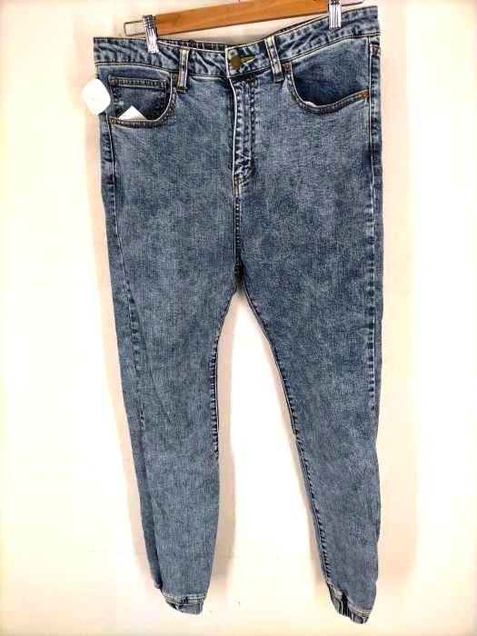 Leflah(レフラー) ケミカルウォッシュジョガーデニムパンツ メンズ JPN：L