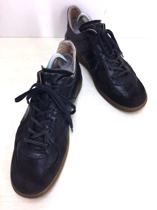 メゾンマルタンマルジェラ Maison Martin Margiela スエード レザー  ジャーマントレーナー スニーカー メンズ 表記無