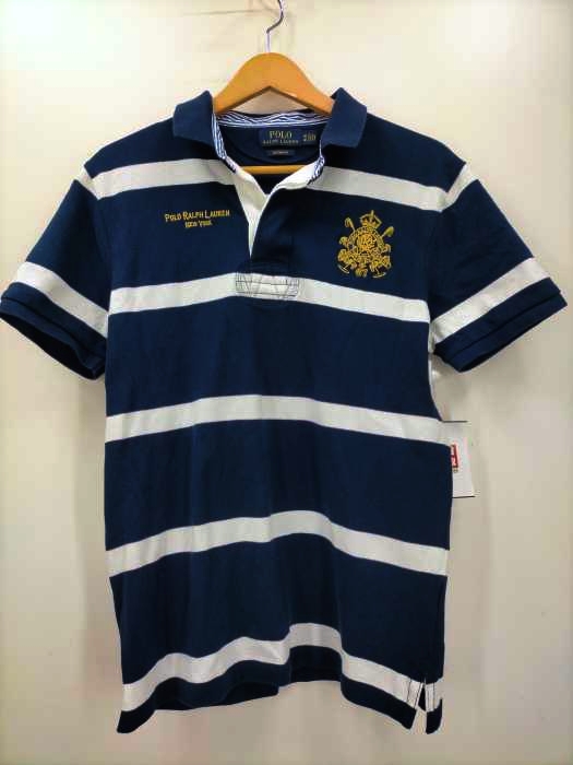 POLO RALPH LAUREN(ポロラルフローレン) CUSTOM FIT ボーダーポロシャツ メンズ JPN:M