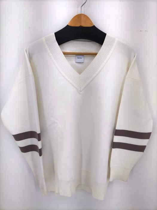 Spick and Span(スピックアンドスパン) 20AW 袖ボーダーVネックセーター レディース FREE