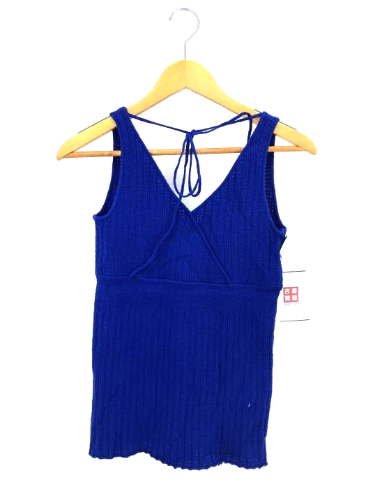 moussy(マウジー) V NECK KNIT TANK レディース  FREE