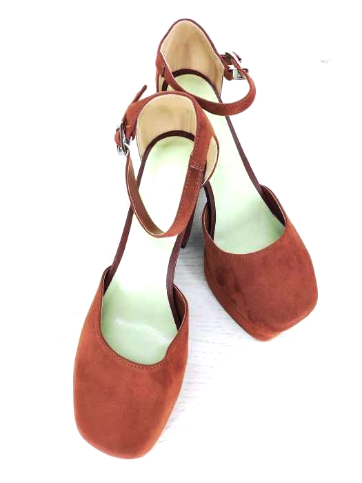 スライ SLY CHUNKY HEEL STRAP PUMPS レディース  L