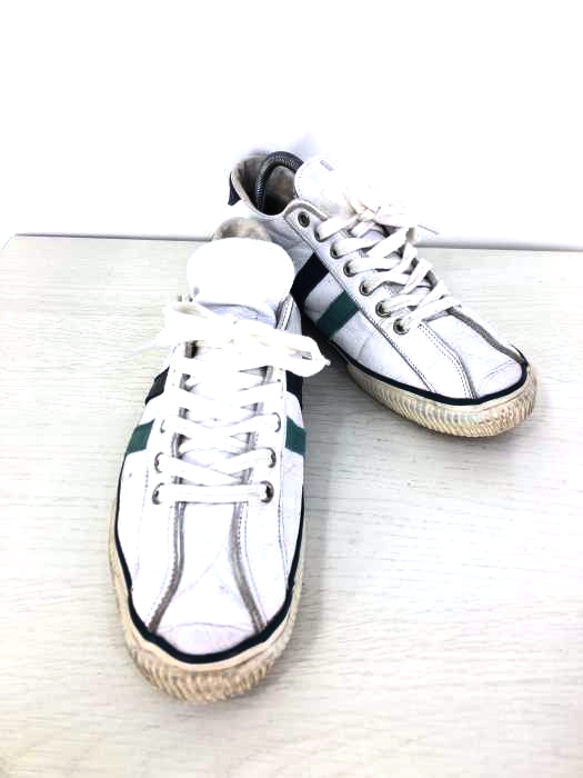 maccheronian(マカロニアン) レザー レースアップ スニーカー メンズ EUR：43