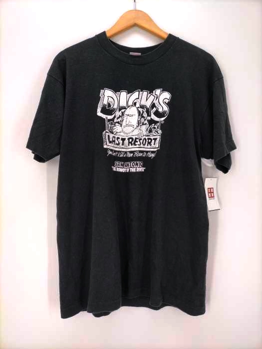 USED古着(ユーズドフルギ) FRUIT OF THE LOOM 90S USA製 プリントTシャツ シングルステッチ メンズ import：L