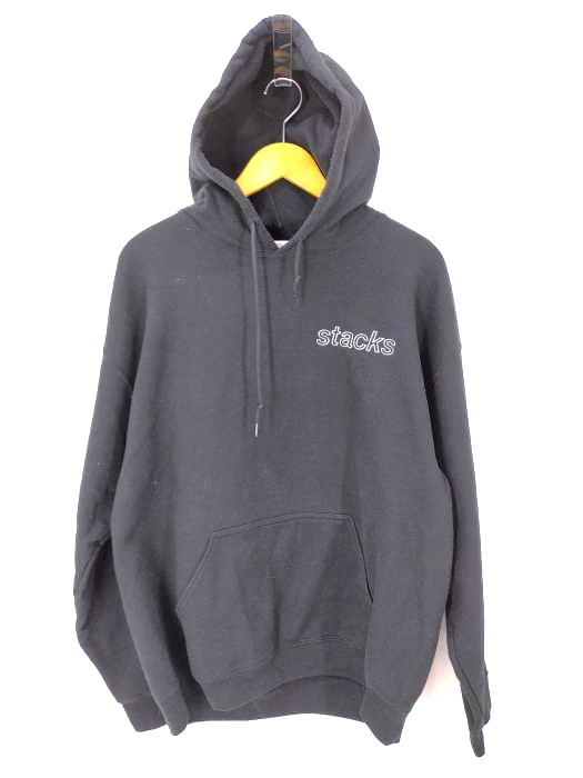THE BLACK EYE PATCH(ザブラックアイパッチ) STACKS プルオーバーパーカー メンズ import：L