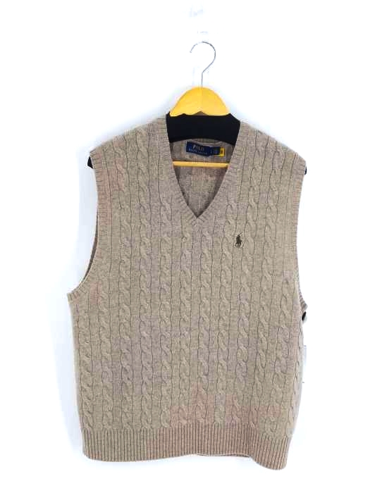 POLO RALPH LAUREN(ポロラルフローレン) ポニー刺繍 ニットベスト メンズ import：L