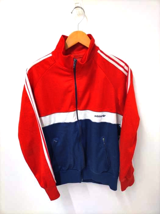 adidas(アディダス) 70~80S OPTIジップ 背面フロッキープリント ラグラントラックジャケット メンズ 表記無