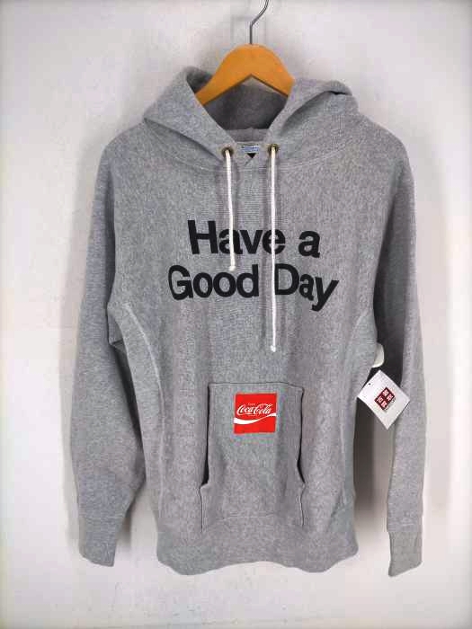 Champion(チャンピオン) REVERSE WEAVE COCACOLA プリントプルオーバーパーカー メンズ JPN：L