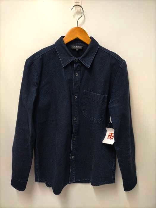 A.P.C.(アーペーセー) インディゴデニム L/Sシャツ メンズ JPN：S
