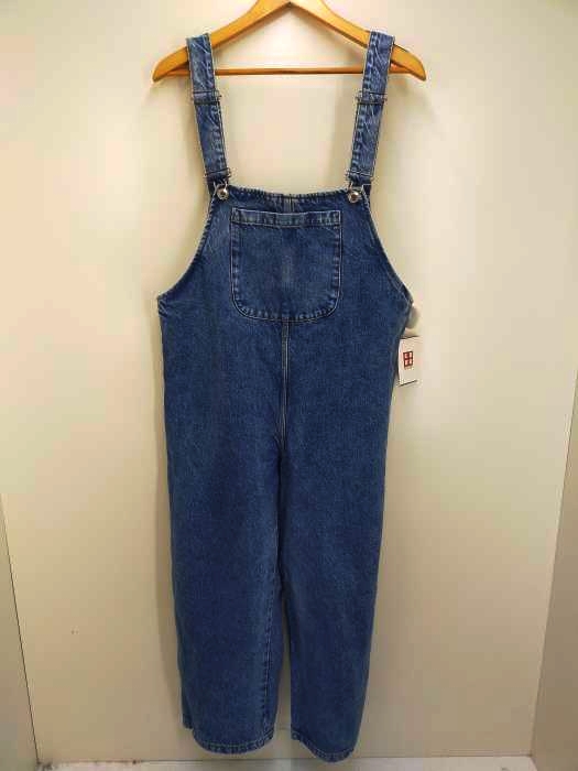 ザラ ZARA デニムジャンプスーツ デニムオーバーオール レディース  L