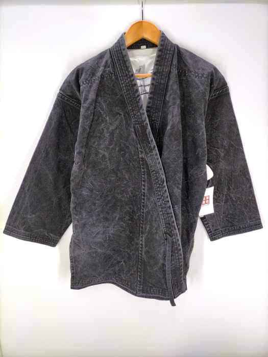 ユーズドフルギ USED古着 ダック地 テコンドージャケット 空手 メンズ  4 1/2