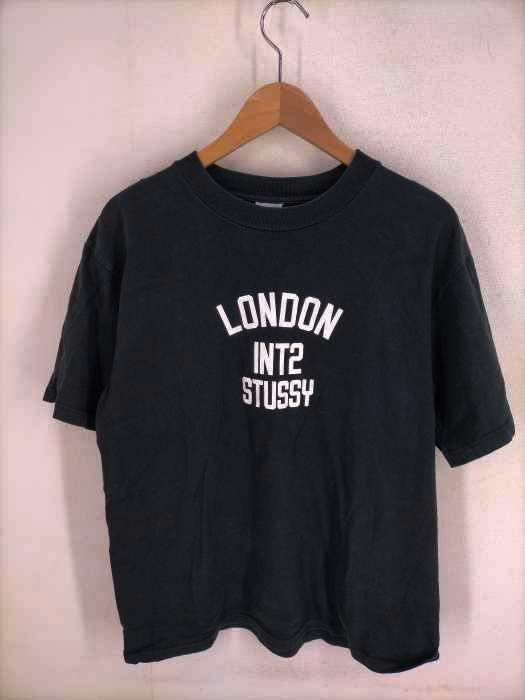 ステューシー Stussy 90s-00s LONDON INT2 STUSSY 四大都市シリーズ 裾袖ダブルステッチ メンズ JPN：M
